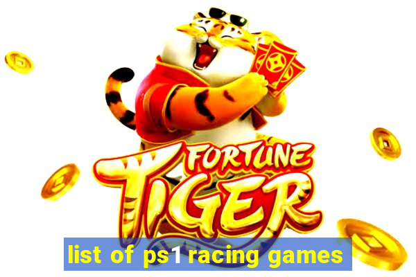 list of ps1 racing games